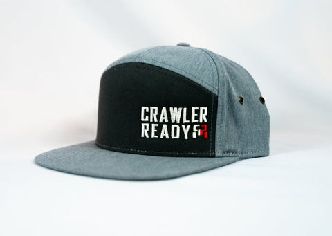 Double Gray Stacked Crawler Ready Logo Hat