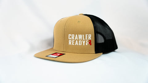 Tan Crawler Ready Stacked Logo
