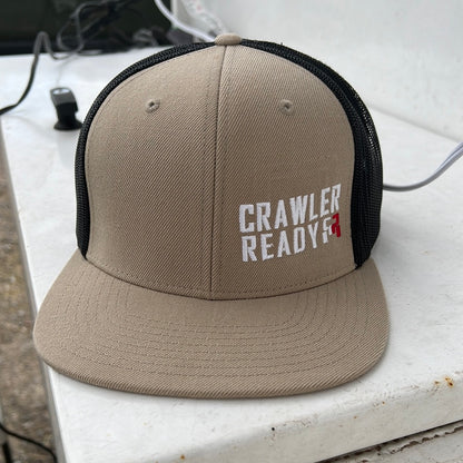 Tan Crawler Ready Stacked Logo