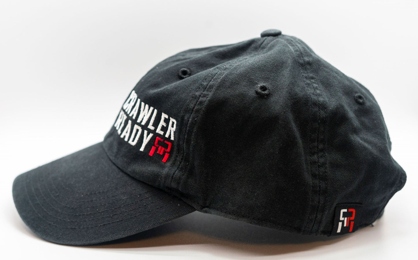 Crawler Ready Stacked Logo Small Dad hat