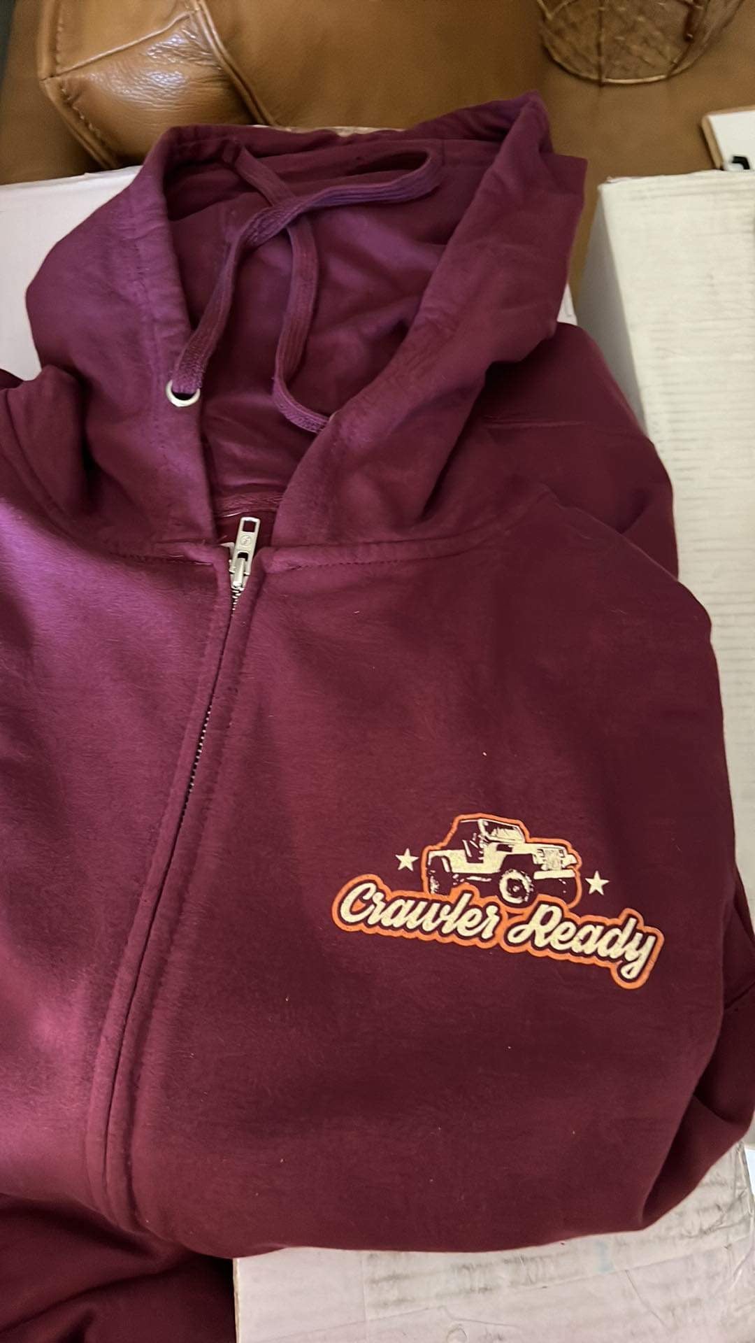 Vintage Jeep YJ zip hoodie